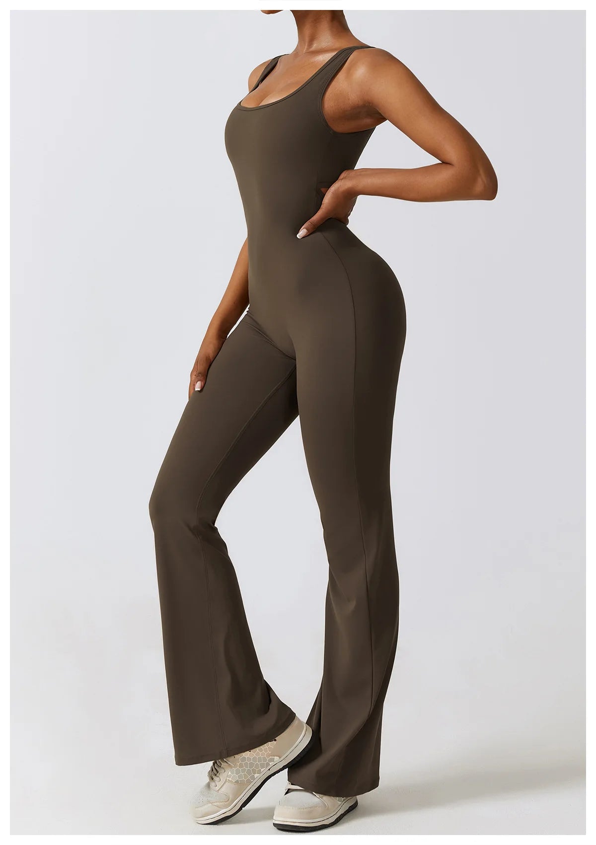 THE NOVA – BACKLESS FLARE JUMPSUIT