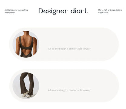 THE NOVA – BACKLESS FLARE JUMPSUIT