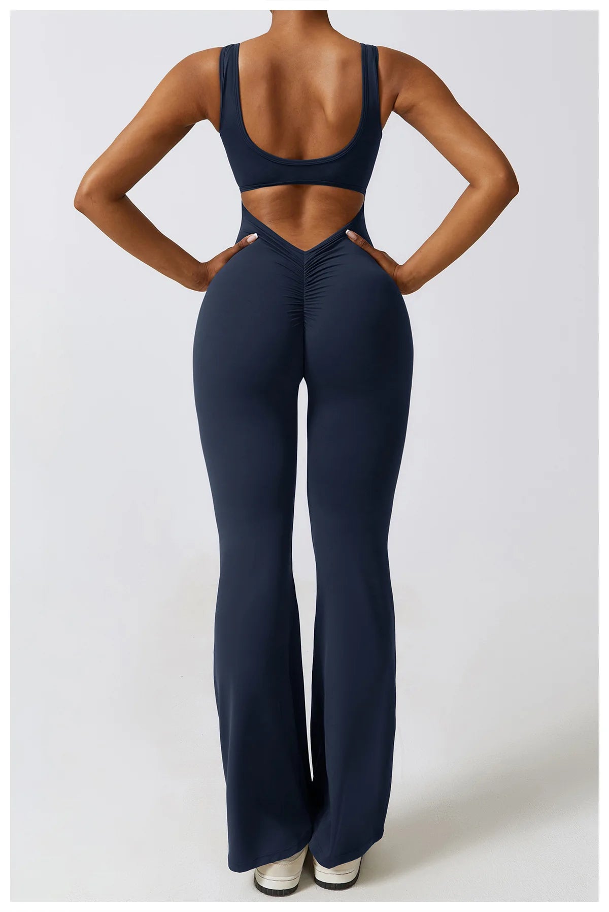 THE NOVA – BACKLESS FLARE JUMPSUIT