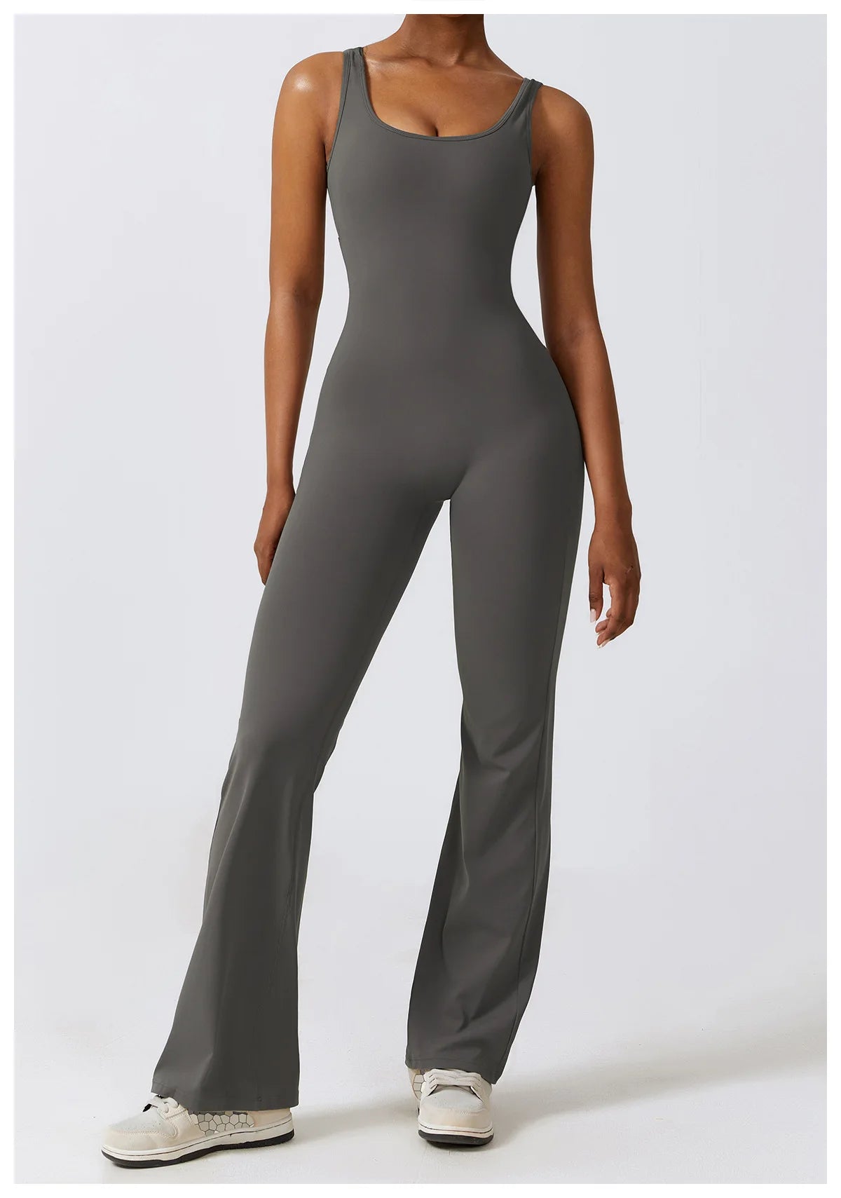 THE NOVA – BACKLESS FLARE JUMPSUIT
