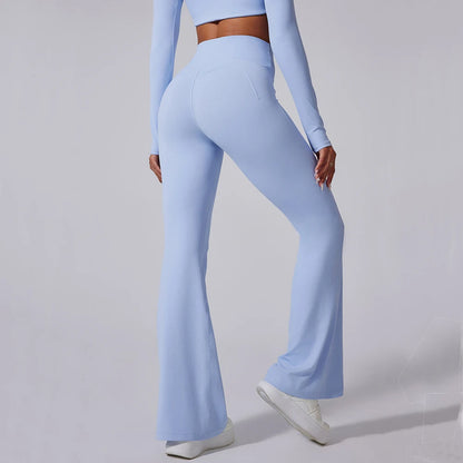 THE ELISE – HIGH WAIST FLARE LEGGINGS