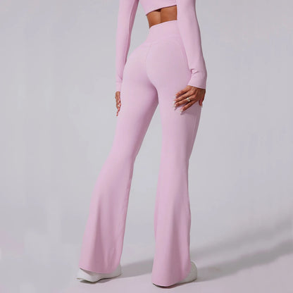 THE ELISE – HIGH WAIST FLARE LEGGINGS