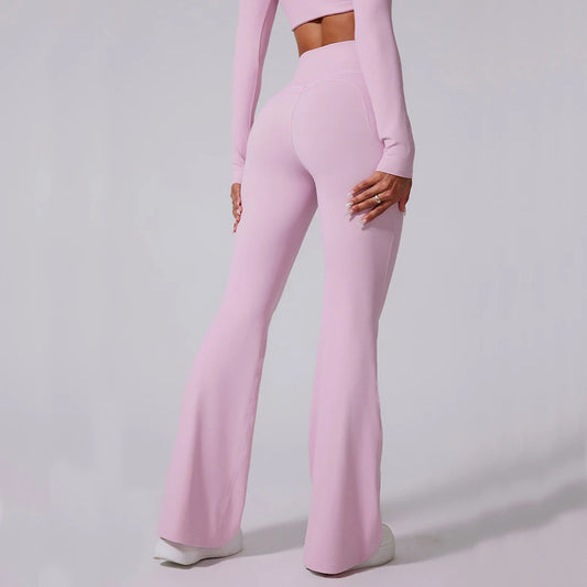 THE ELISE – HIGH WAIST FLARE LEGGINGS