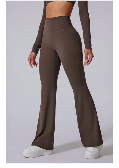 THE ELISE – HIGH WAIST FLARE LEGGINGS