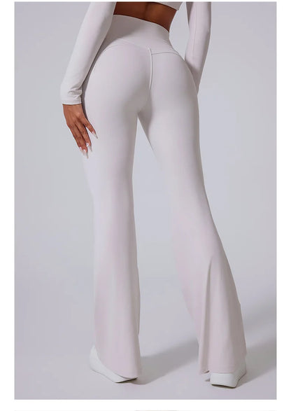 THE ELISE – HIGH WAIST FLARE LEGGINGS